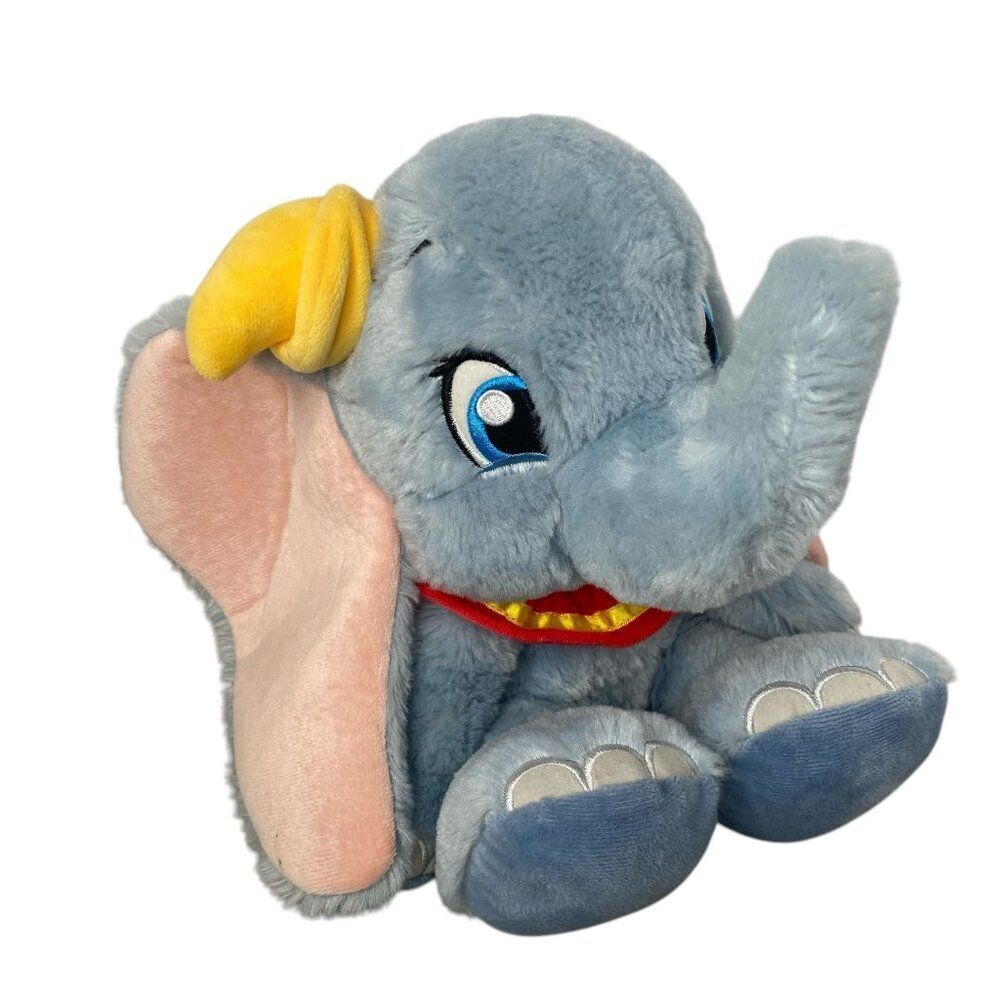 Disney Parks Authentic Big Feet Dumbo Elephant 10" Plush Stuffed Toy